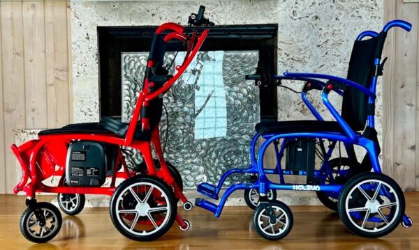26 Lbs Helium Carbon Fiber Motorized Wheelchair